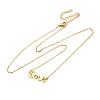 201 Stainless Steel Pendant Necklace for Women NJEW-F335-02G-07-2