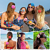 9Pcs 9 Colors Flower EVA Alligator Hair Accessories PHAR-PH0001-25-5