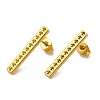 Ion Plating(IP) 304 Stainless Steel Stud Earring Findings EJEW-I281-12G-1