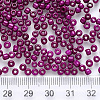 12/0 Baking Paint Glass Round Seed Beads SEED-S036-01A-10-3