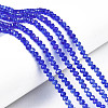 Electroplate Glass Beads Strands LS-EGLA-A034-T8mm-B27-1