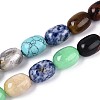 Natural & Synthetic Mixed Stone Beads Strands G-T142-70-4
