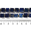 Natural Lapis Lazuli Beads Strands G-G053-B06-01-5