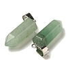 Natural Green Aventurine Pendants G-Z067-07P-13-3