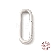 Rhodium Plated 925 Sterling Silver Spring Gate Rings FIND-Z008-02P-1