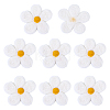 8Pcs Daisy Flower Wool Felt Fabric Costume Accessories AJEW-PH0008-82A-6
