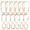 18Pcs 3 Style Brass Linking Rings FIND-AR0003-76-1