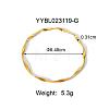 Classic Stainless Steel Twist Bangles YS7860-1-1