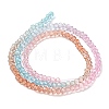 Transparent Painted Glass Beads Strands DGLA-A034-T1mm-A19-5