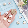 10Pcs 2 Colors Eco-Friendly Brass Micro Pave Cubic Zirconia Pendants KK-GA0002-54-3