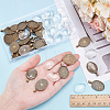 30Pcs Alloy Pendant Cabochon Settings FIND-SP0005-68-3
