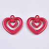 Opaque Acrylic Pendants X-SACR-N008-014-2