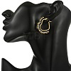 Glass Seed Hoop Earrings for Women EJEW-MZ00797-03-2