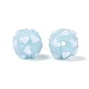 Opaque Acrylic & Transparent Resin Rhinestone Beads SACR-Q005-02A-06-2