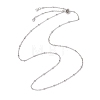 304 Stainless Steel Slider Necklace Makings AJEW-JB01272-02-1