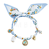 Polyester Scarf Necklaces for Women NJEW-HS00028-1