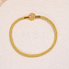 Adjustable Chinese Style Fortune 304 Stainless Steel Braided Steel Wire Bracelets for Women WF4660-3-1