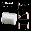 0.8mm Crystal Polyester Threads Transparent Jewelry Bracelet Beading Wire Cords EW-PH0001-0.8mm-02-4