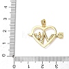 Brass with Turquoise Rhinestone Pendants RB-CBA5CBE-01G-3