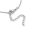 Rack Plating Natural Paua Shell Pendants Necklace NJEW-B104-01J-01P-3