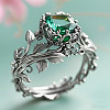 Zinc Alloy & Rhinestone Finger Rings FS-WG73E81-14-1