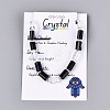 Natural Obsidian & Sodalite & Quartz Crystal Beads Strands G-Q614-01A-07-6