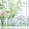 Waterproof PVC Colored Laser Stained Window Film Adhesive Stickers DIY-WH0256-092-7