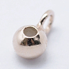 925 Sterling Silver Tube Bails STER-I014-3mm-25RG-1