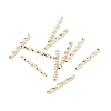 Rack Plating Brass Straight Tube Beads LS-KK-WH0061-03B-G-1