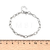 4.5MM 304 Stainless Steel Twisted Oval Link Chain Bracelets for Man and Women SA-CBAB767-17B-P-5