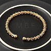 Brass Cuff Bangles BJEW-F482-04G-3