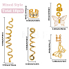 1 Bag Alloy DIY Dreadlock Ring Styling Hair Braiding OHAR-BM0001-08-2