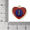 Printed Alloy Pendants ENAM-F160-06G-4