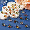 30Pcs Transparent Handmade Lampwork Beads LAMP-TADJ0001-12A-5
