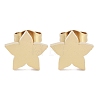 PVD Vacuum Plating 304 Stainless Steel Stud Earrings for Women EJEW-A048-46G-G-1