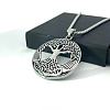 Stainless Steel Viking Nordic Tree of Life Pendant Necklaces for Men Women AO0082-1
