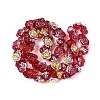 Electroplate Transparent Glass Beads Strands EGLA-N056-02A-06-2