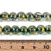 Crackle Transparent Glass Beads Strands X1-GLAA-N030-8mm-01F-4