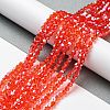 Transparent Electroplate Glass Beads Strands LS-EGLA-A039-T3mm-A14-4
