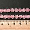 Pink Color Natural Madagascar Rose Quartz Beads Strands G-D654-6mm-6