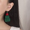 Yarn Dangle Earrings EJEW-BB63762-A-4