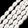 Electroplated Shell Pearl Beads Strands BSHE-C010-02-1