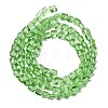 Transparent Glass Beads Strands GLAA-L050-A15-2