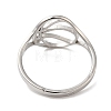304 Stainless Steel Hollow Basketball Adjustable Ring for Women RJEW-M149-28P-2