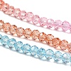 Transparent Painted Glass Beads Strands DGLA-A034-T3mm-A19-4