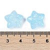 Transparent Spray Paint Glass Beads LS-GLAA-H035-02G-3