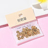 SHEGRACE Brass Beads XGRQ19012-316G-6