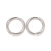 Brass Open Jump Rings KK-M165-9mm-01P-NR-2