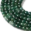 Natural Fuchsite Beads Strands GG-CBAE031-B02-4