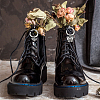 16Pcs 8 Style Cross/Butterfly/Moon Alloy Shoe Decoration HJEW-AB00624-6